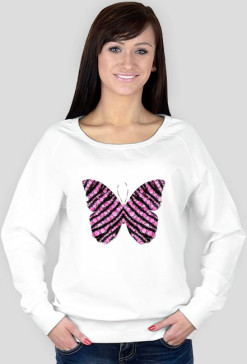 Damska Bluza Motyl