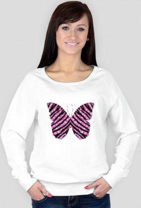 Damska Bluza Motyl