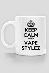 keep calm and vape stylez kubek