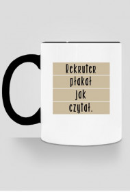 Rekruter płakał jak czytał