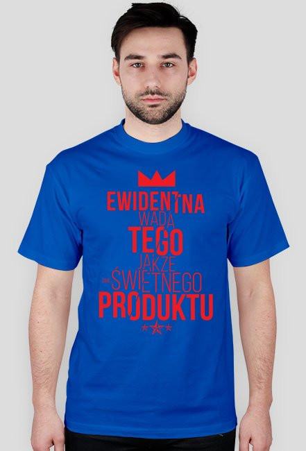 Koszulka EWIDENTNA WADA (czerwony nadruk)