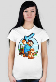 t-shirt mp damski biały