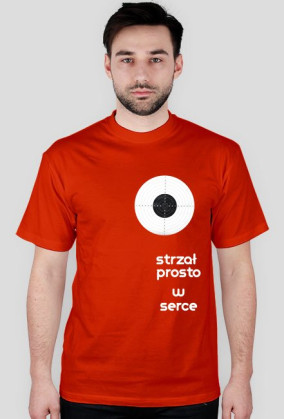 strzał prosto w serce