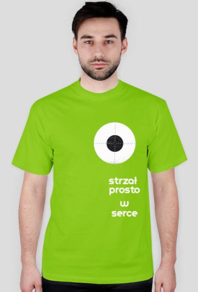 strzał prosto w serce