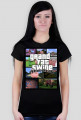 t-shirt wielkatłustaświania damski czarny