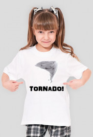 TORNADO! koszulka dziecięca dla dziewczynki
