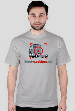 T-Shirt Truck-Spotters.eu SZARY