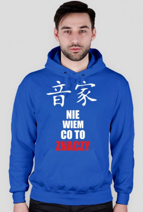 Chińskie znaki bluza męska