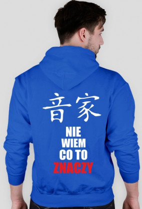 Chińskie znaki bluza męska