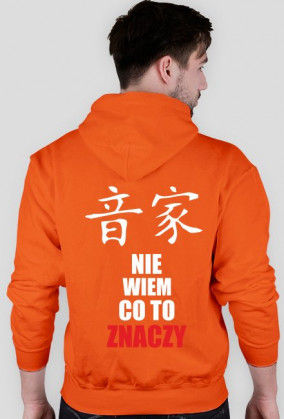 Chińskie znaki bluza męska