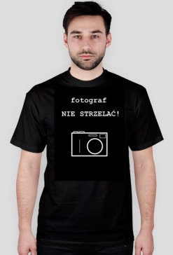 fotograf NIE STRZELAĆ! - czarna