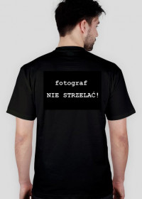 fotograf NIE STRZELAĆ! czarna2