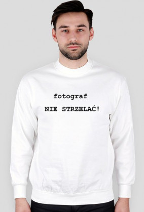 fotograf NIE STRZELAĆ! bluza biała2