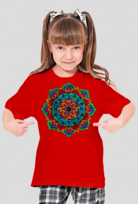 Koszulka_Mandala kolorowa