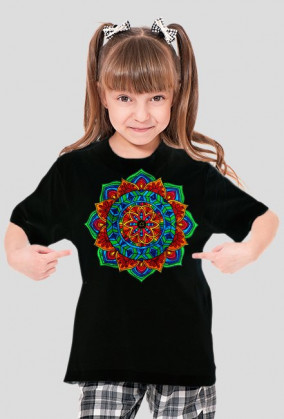 Koszulka_Mandala kolorowa