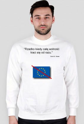 Wolność D.Hume bluza biała