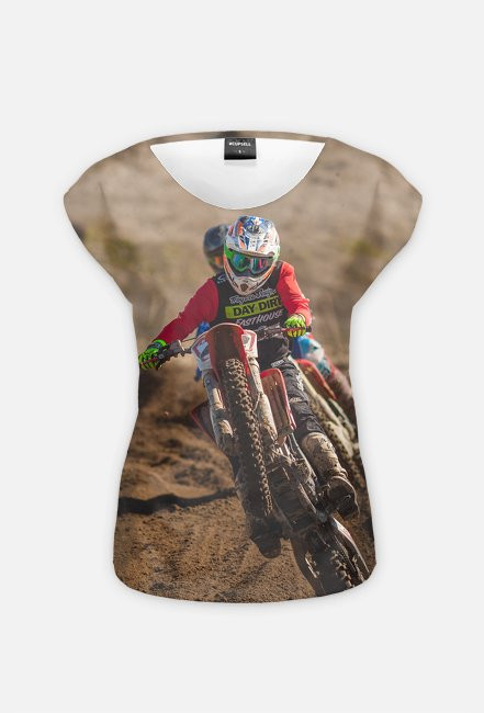 Fullprint motocross - damska koszulka motocyklowa