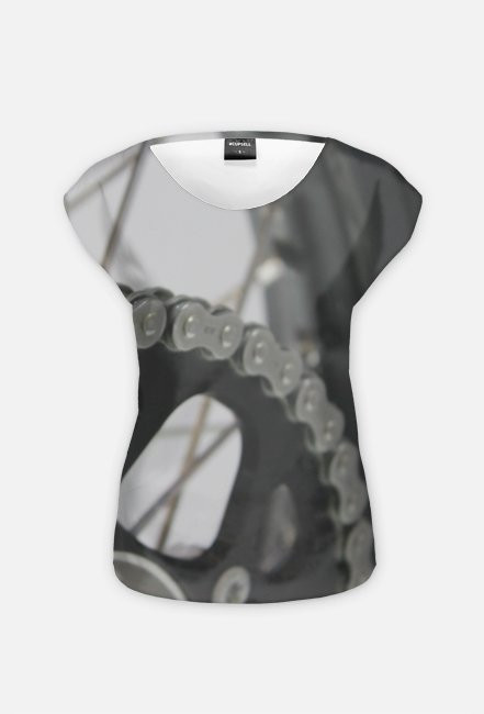 Full Print łańcuch motocyklowy - damska koszulka motocyklowa