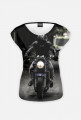 Full Print motocykl street - damska koszulka motocyklowa