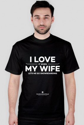 Koszulka I LOVE MY WIFE