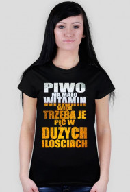 Piwo ma mało witamin damskie.