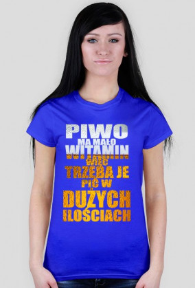 Piwo ma mało witamin damskie.