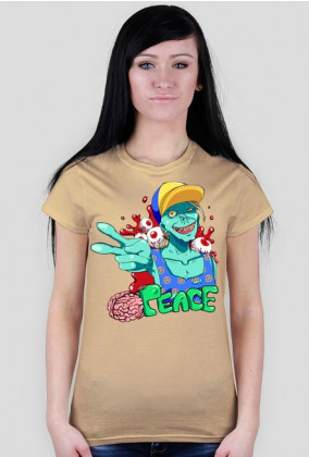 Koszulka damska - Peaceful Zombie