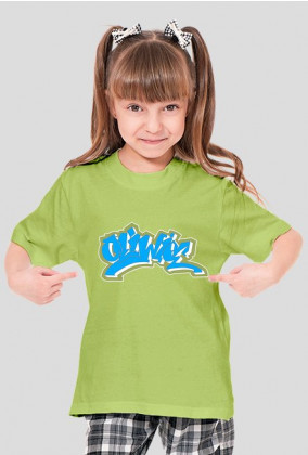 Oliwia koszulka z imieniem dla dziewczynki. Graffiti