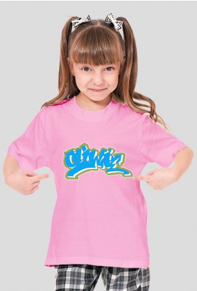 Oliwia koszulka z imieniem dla dziewczynki. Graffiti