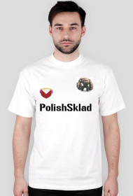 POLISHSKŁAD-BIAŁY T-SHIRT