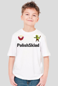 POLISHSKŁAD-BIAŁY T-SHIRT