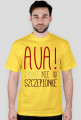 Koszulka Aua, tylko nie w szczepionkę