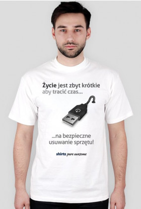 Koszulka Bezpieczne usuwanie sprzętu USB