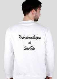 Bluza z podpisem SmartTuba (biała)