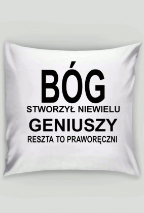 Poszewka na jasia Bóg stworzył...