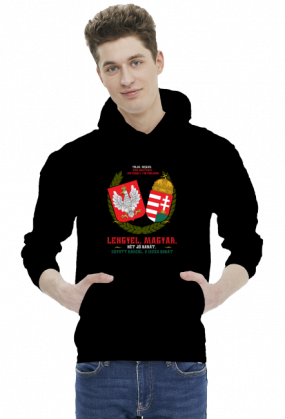 Bluza z kapturem "Lengyel Magyar"