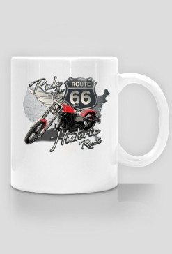 Kubek "Ride the historic route 66"