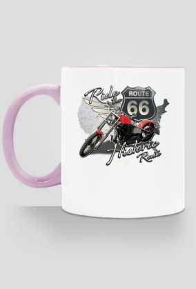 Kubek "Ride the historic route 66"