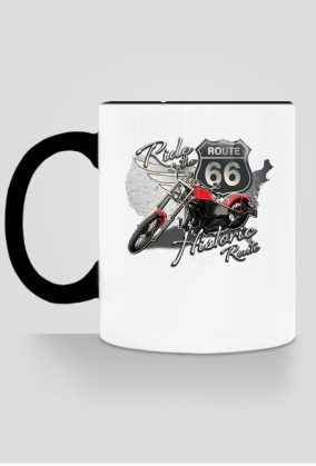 Kubek "Ride the historic route 66"