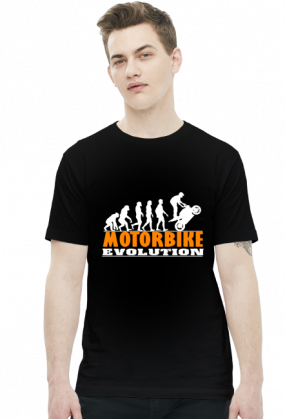 Motorbike Evolution - męska koszulka motocyklowa
