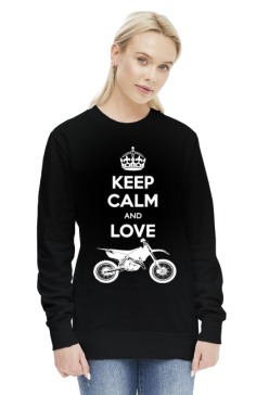 Keep Calm And Love Motocross - damska bluza motocyklowa