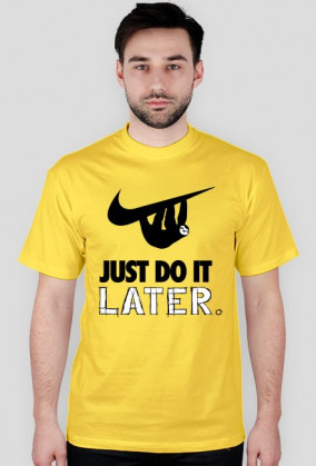 Just Do It, LATER.