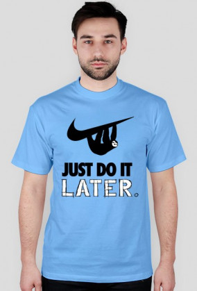 Just Do It, LATER.