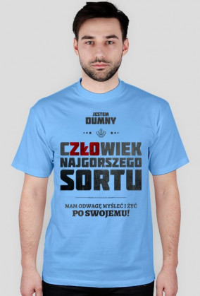 Koszulka Najgorszy Sort Polaków - jasna