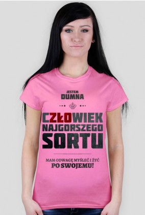 Koszulka Najgorszy Sort Polaków - damska, jasna