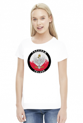 Koszulka damska "Freedom Poland"