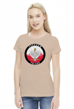 Koszulka damska "Freedom Poland"
