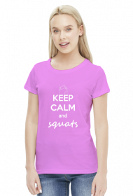keep calm and squats