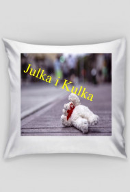 Poduszka z Logiem Julka i Kulka
