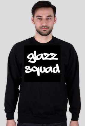 Czarna męska Bluza Glazz Squad